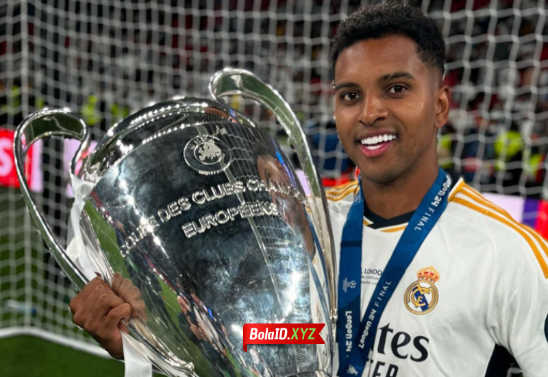 Rodrygo telah memenangkan 2 trofi UCL bersama Real Madrid
