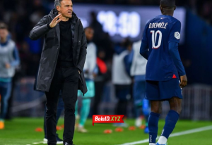Dembélé di bawah arahan Luis Enrique menunjukkan performa gemilang