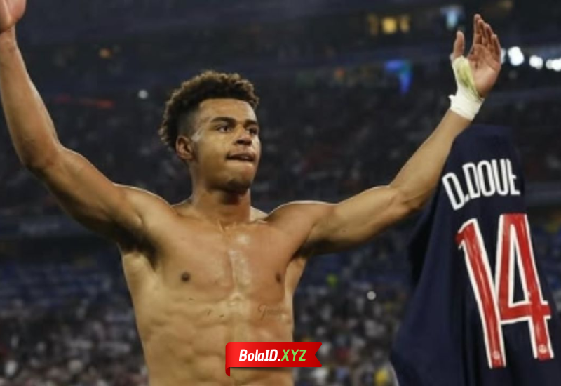 Désiré Doué menjadi sorotan utama dalam final Liga Champions dimana PSG menjadi juara.