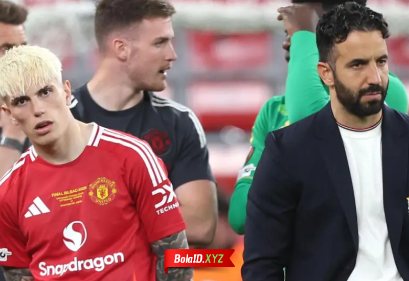 Ketegangan antara Garnacho dan Amorim memuncak setelah kekalahan di final UEFA 2025