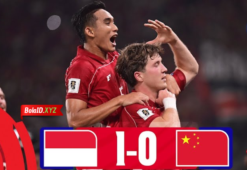 Hasil Kualifikasi Piala Dunia 2026 Zona Asia: Indonesia Taklukan Cina 1-0 di GBK