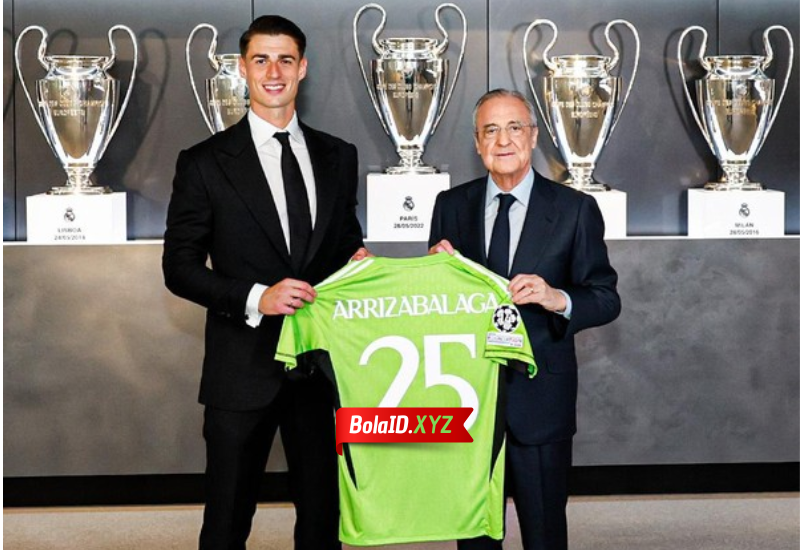 Kepa sempat dipinjamkan ke Real Madrid untuk musim 2023/24 untuk mengantikan Thibaut Courtois yang cedera.