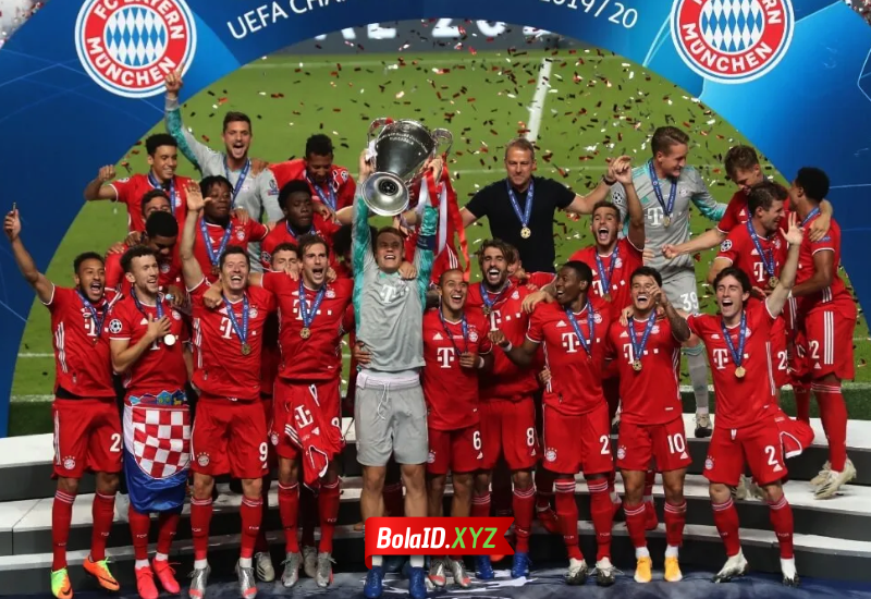 Bayern Munchen menjadi Juara Liga champion 2020 usai mengalahkan PSG denga skor 1-0.