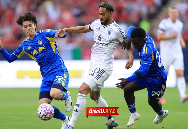 Ruben Anorim menilai positif tentang peforma Matheus Cunha saat melawan Leeds united