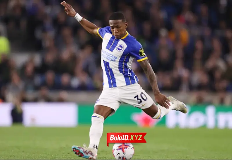 Pervis Estupinan ketika bermain untuk Brighton