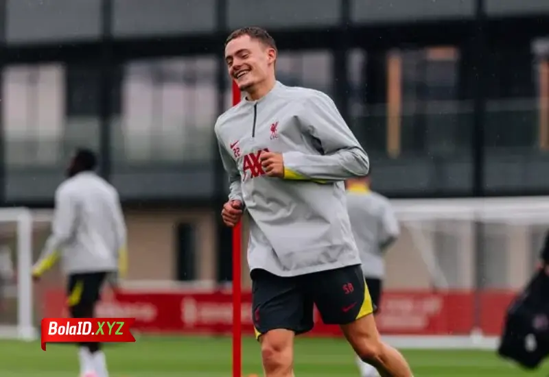 Florian Wirtz latihan bersama liverpool