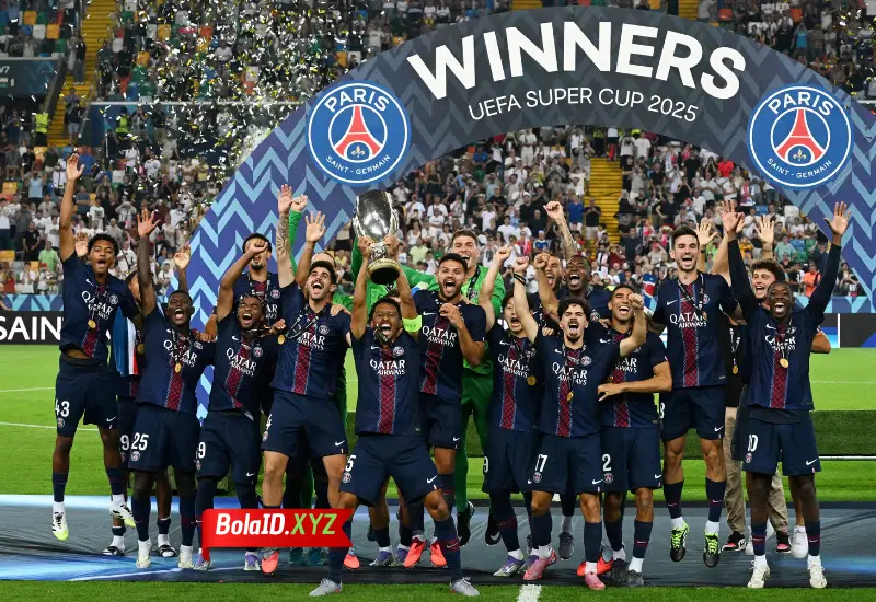 PSG vs Tottenham: Comeback Dramatis, PSG Juara UEFA Super Cup 2025