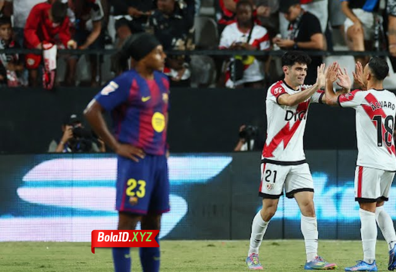 Barcelona Tertahan 1‑1 oleh Rayo Vallecano dalam Laga Penuh Kontroversi